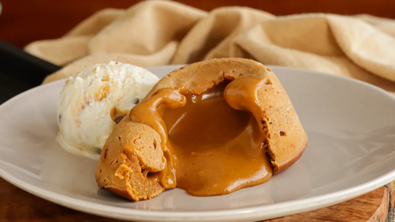 Gunung Berapi Dulce de Leche di AirFryer