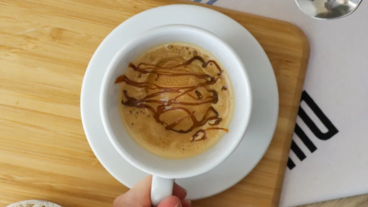 Affogato dengan Dulce de Leche