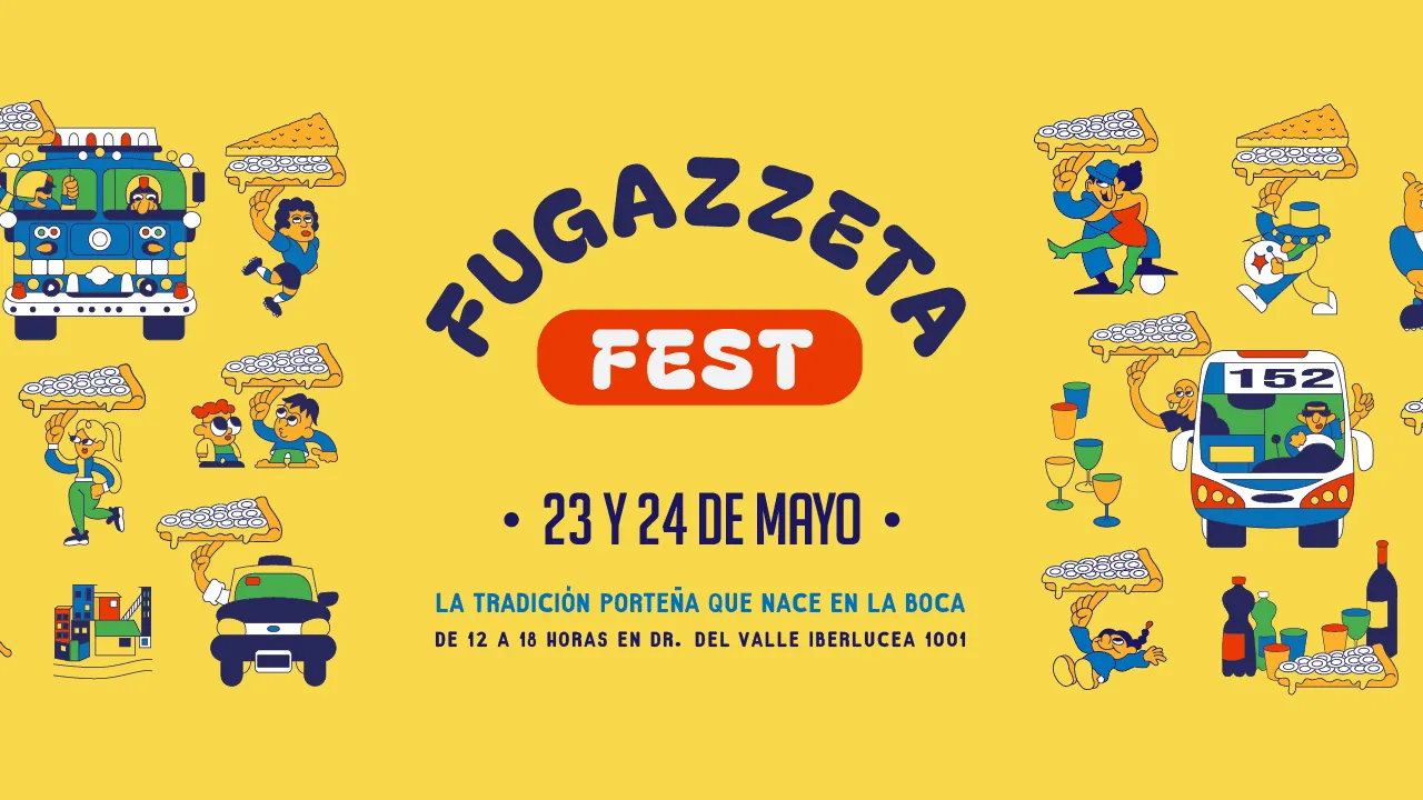 Fugazzeta Fest tiba di La Boca