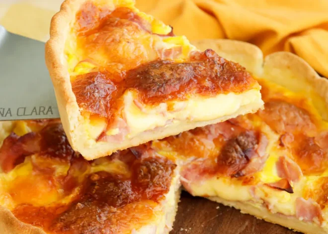 Tart Ham dan Keju dengan Telur