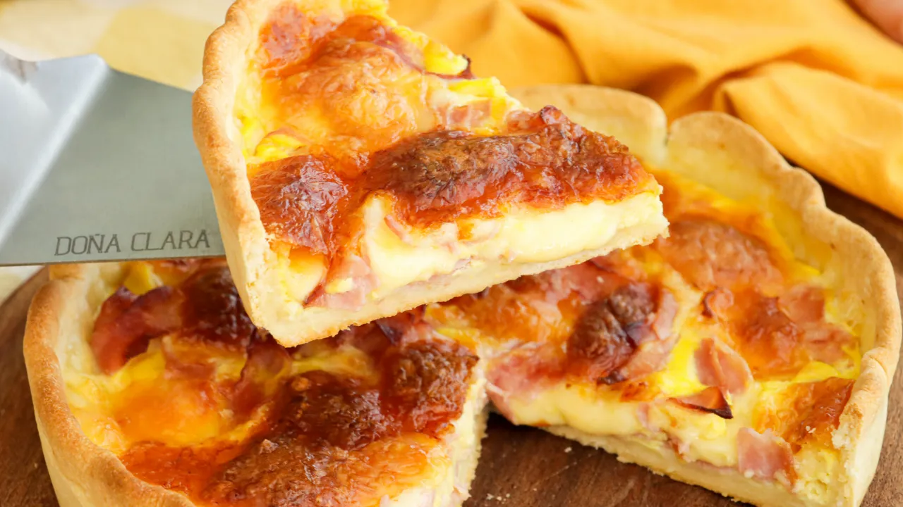 Tart Ham dan Keju dengan Telur